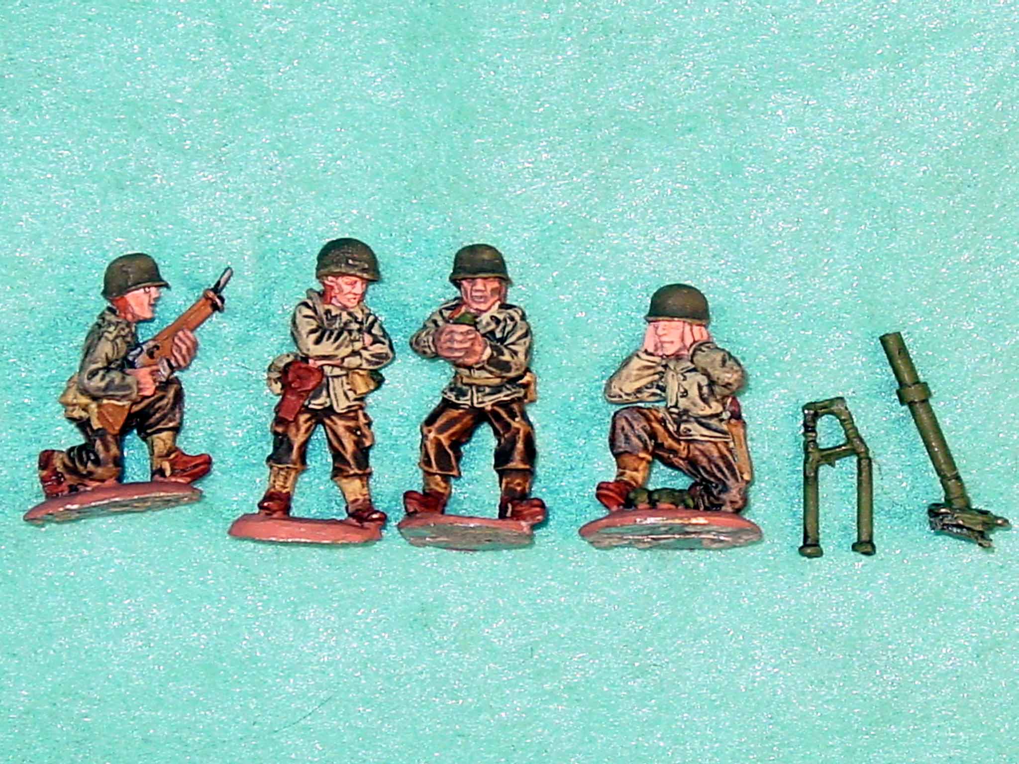 GAJO painted 25mm World War Two Figures