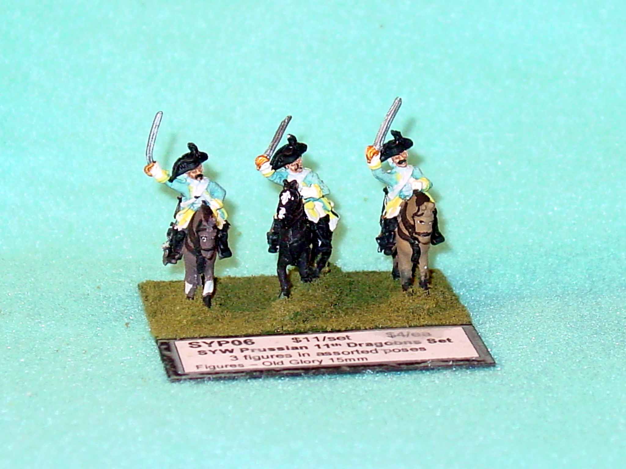 3 Dragoons with command